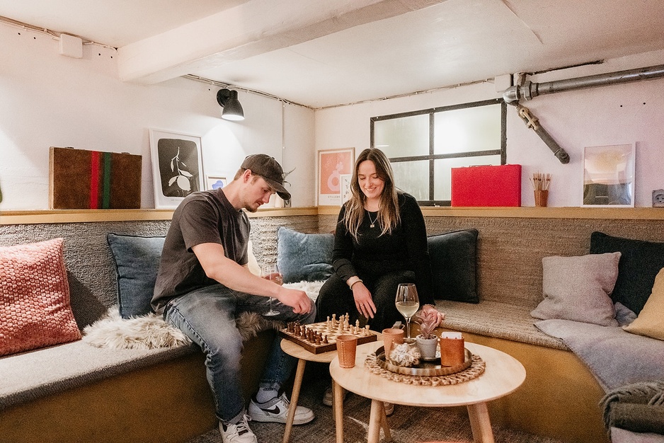 Capsule Hotel Copenhagen Game/Cinema Room