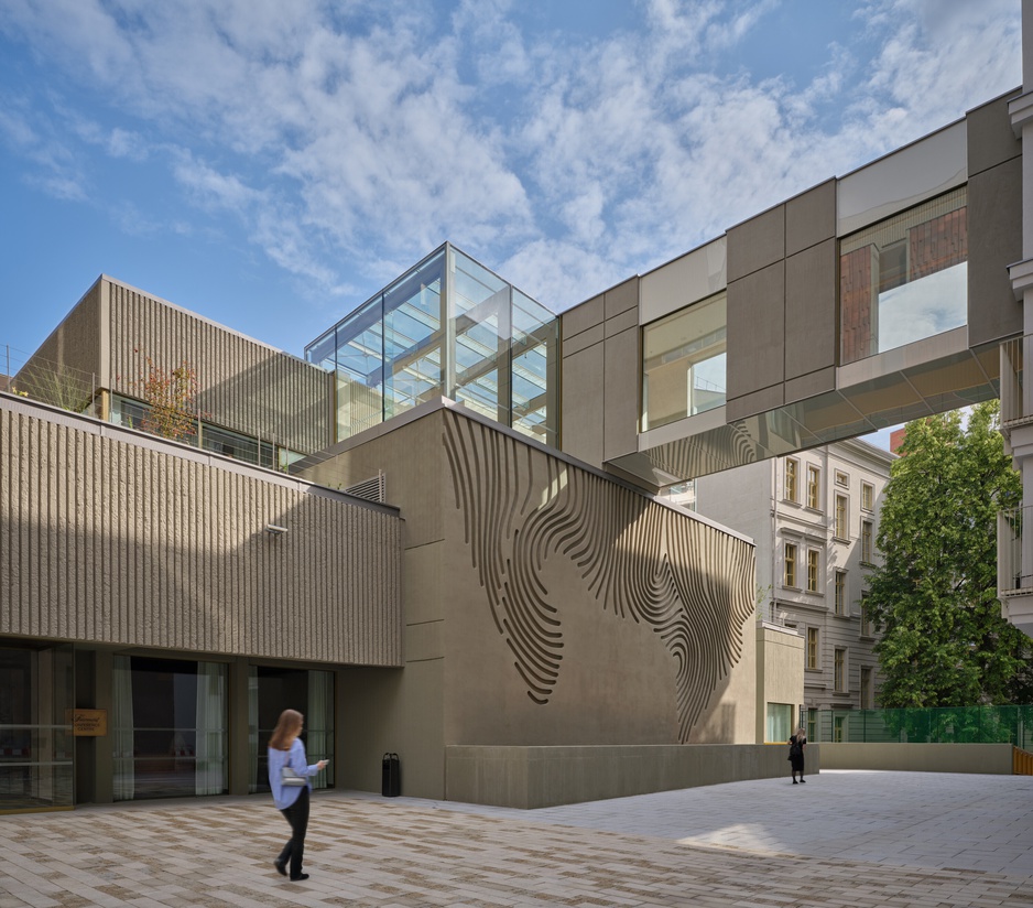 The Fairmont Golden Prague Metal and Concrete Architecture
