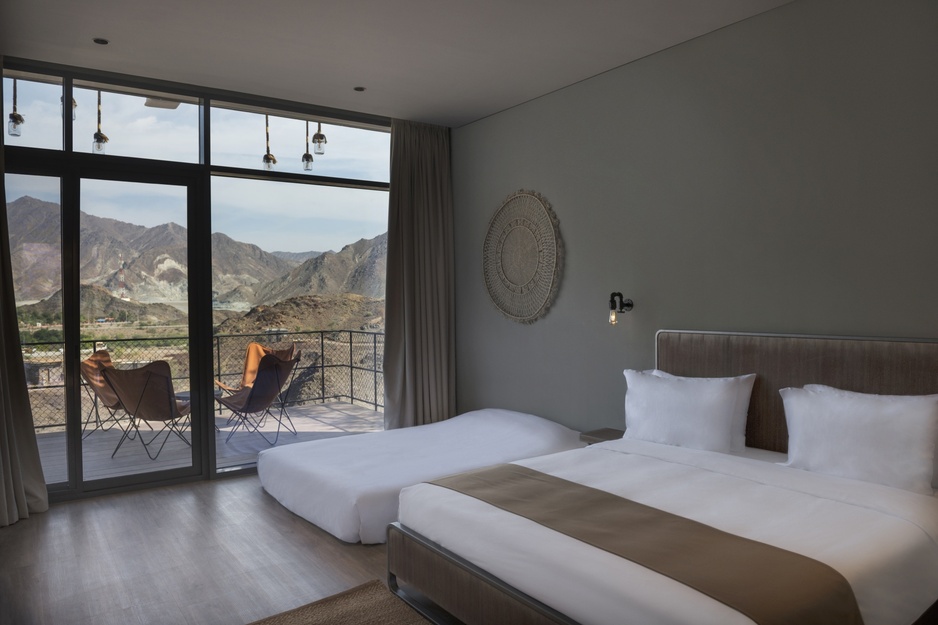 Hatta Damani Lodges Resort Bedroom