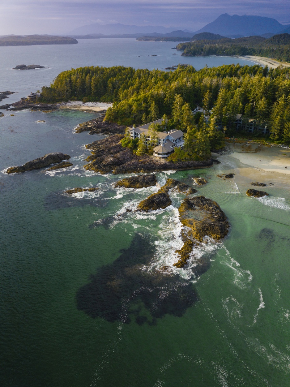 Wickaninnish Inn Aerial