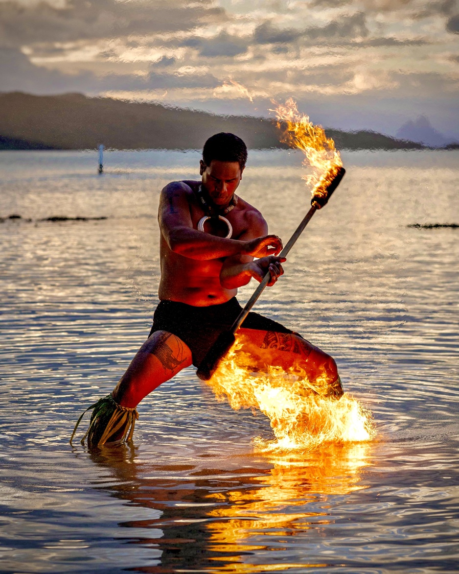 Eden Private Island Taha'a Fire Dance