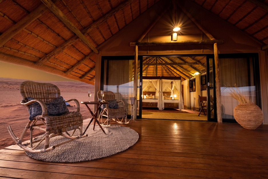 Kwessi Dunes Bedroom VEranda