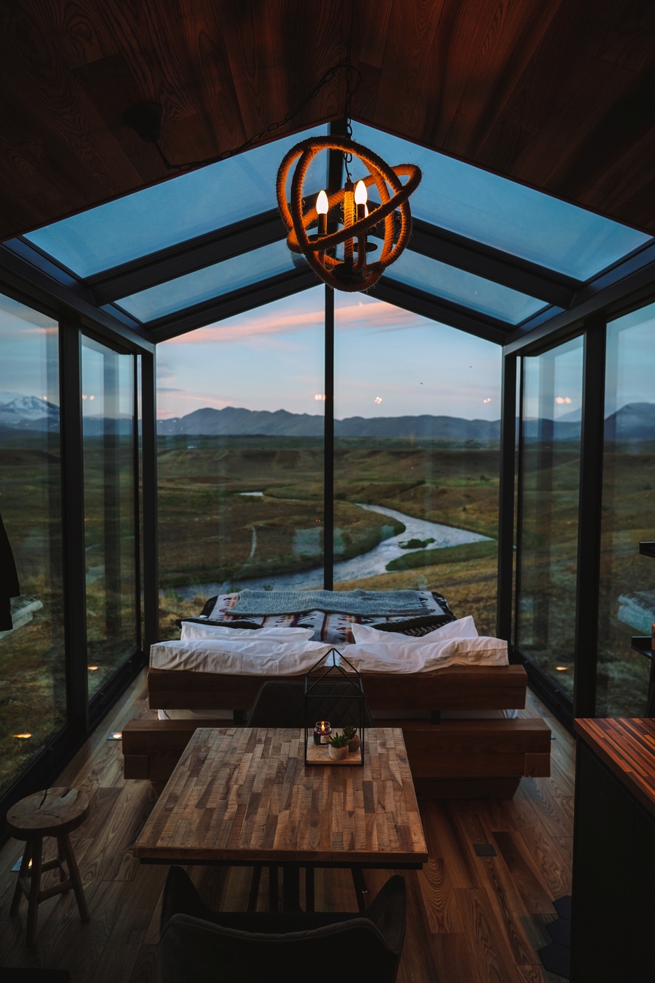 Panorama Glass Lodge Room