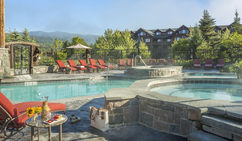 Whiteface Lodge Outdoor Pool - Summer