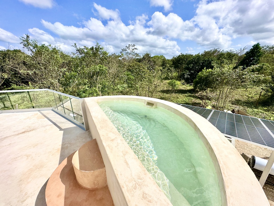 Dome at Jackfruit Jungle Paradise Rooftop Hot Tub