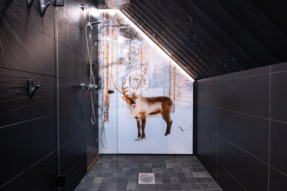 Apukka Resort Family Cabin Bathroom