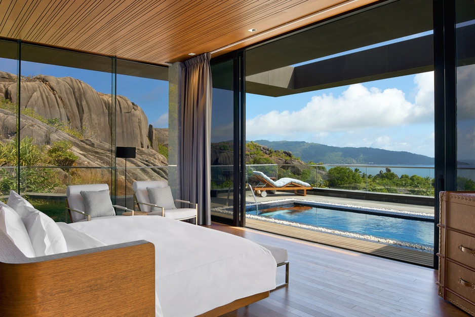 Six Senses Zil Pasyon Resort Seascape Three Bedroom Residence Master Bedroom