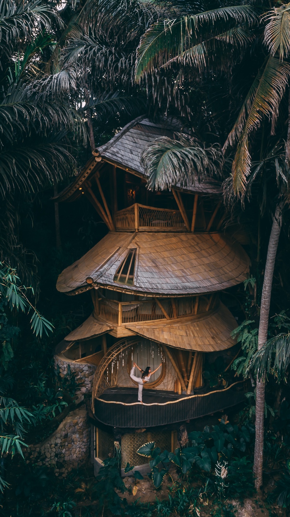 Aura House Bali Three Level Bamboo Treehouse