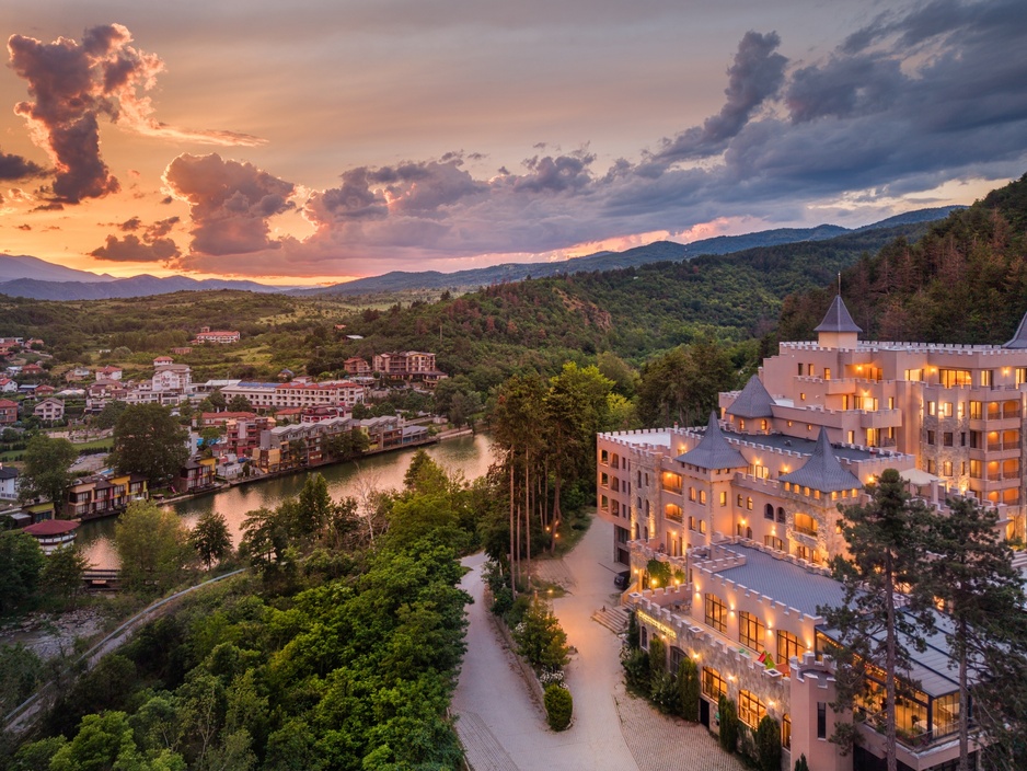 Royal Valentina Castle Overlooking Marchevo in Bulgaria