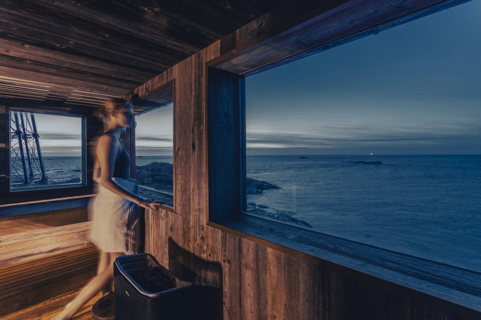 Pater Noster Hotel Sauna with North Sea View
