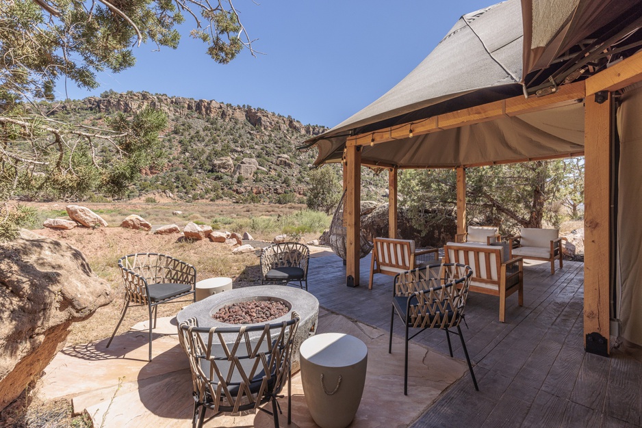 Open Sky Zion - Juniper Berry Camp Outdoor Patio
