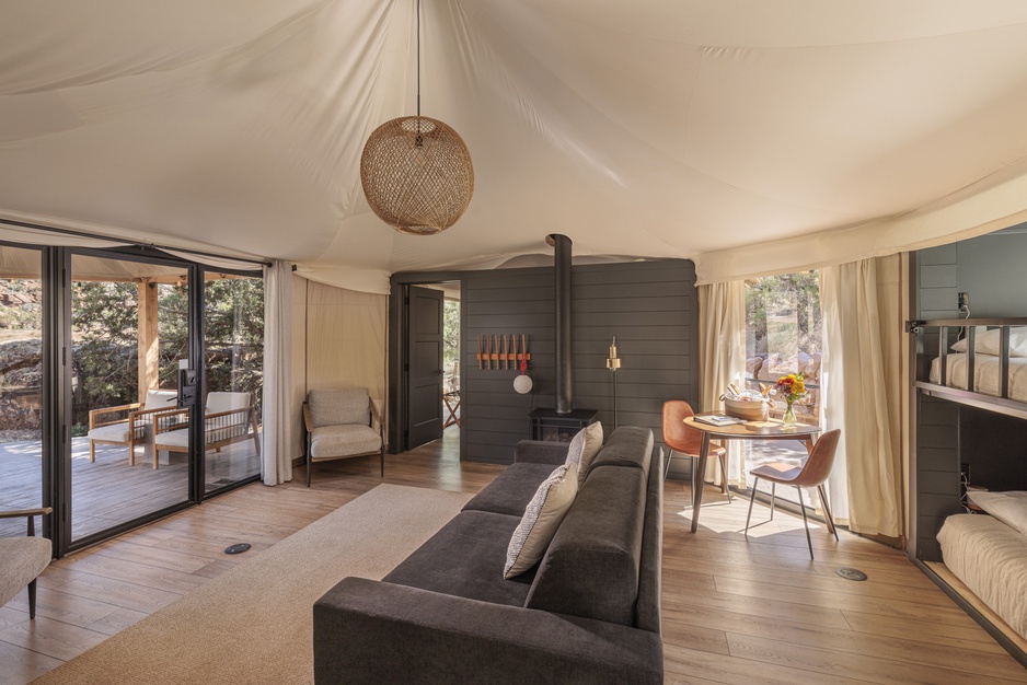 Open Sky Zion - Juniper Berry Camp Interior