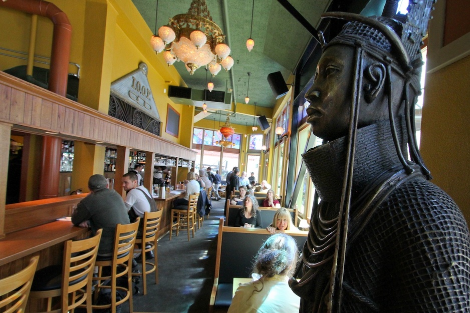 McMenamins Crystal Hotel Zeus Café interior