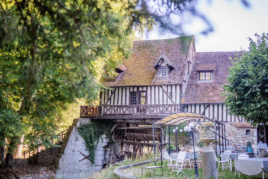 Le Moulin d'Andé - Restaurant Terrace