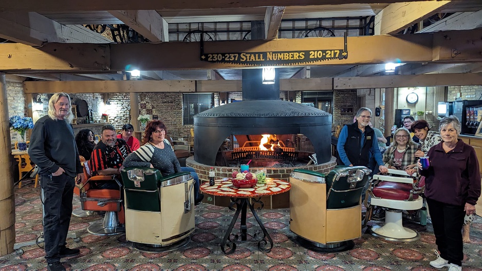 Don Q Inn's Retro Interior with a Large Overn