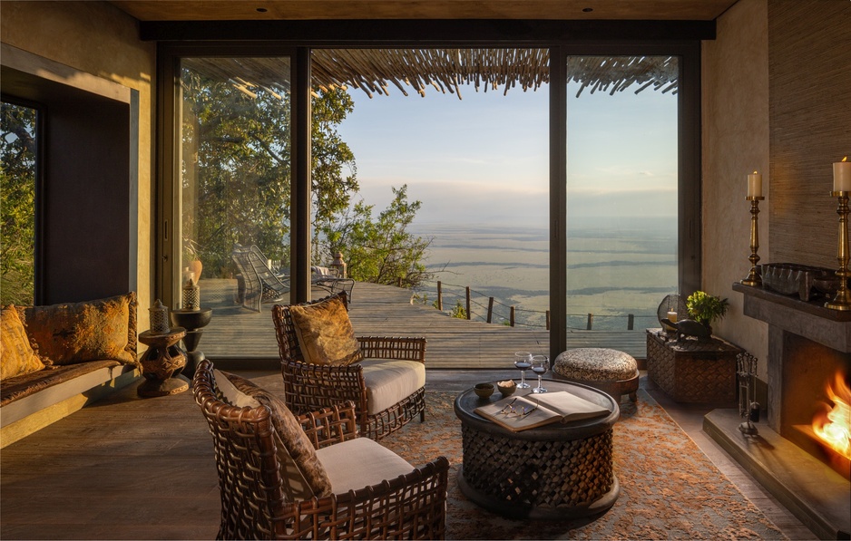 Wild Hill, Kenya - Family Villa Fireplace