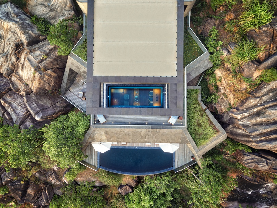 Six Senses Zil Pasyon Resort Seascape Three Bedroom Residence Aerial