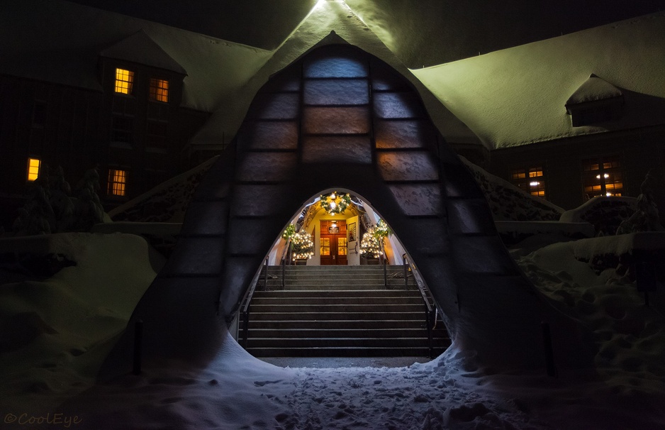 Timberline Lodge Entrance