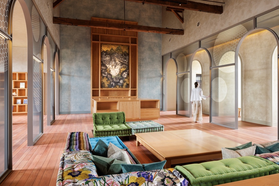 HOSHINOYA Nara Prison - Main Lounge