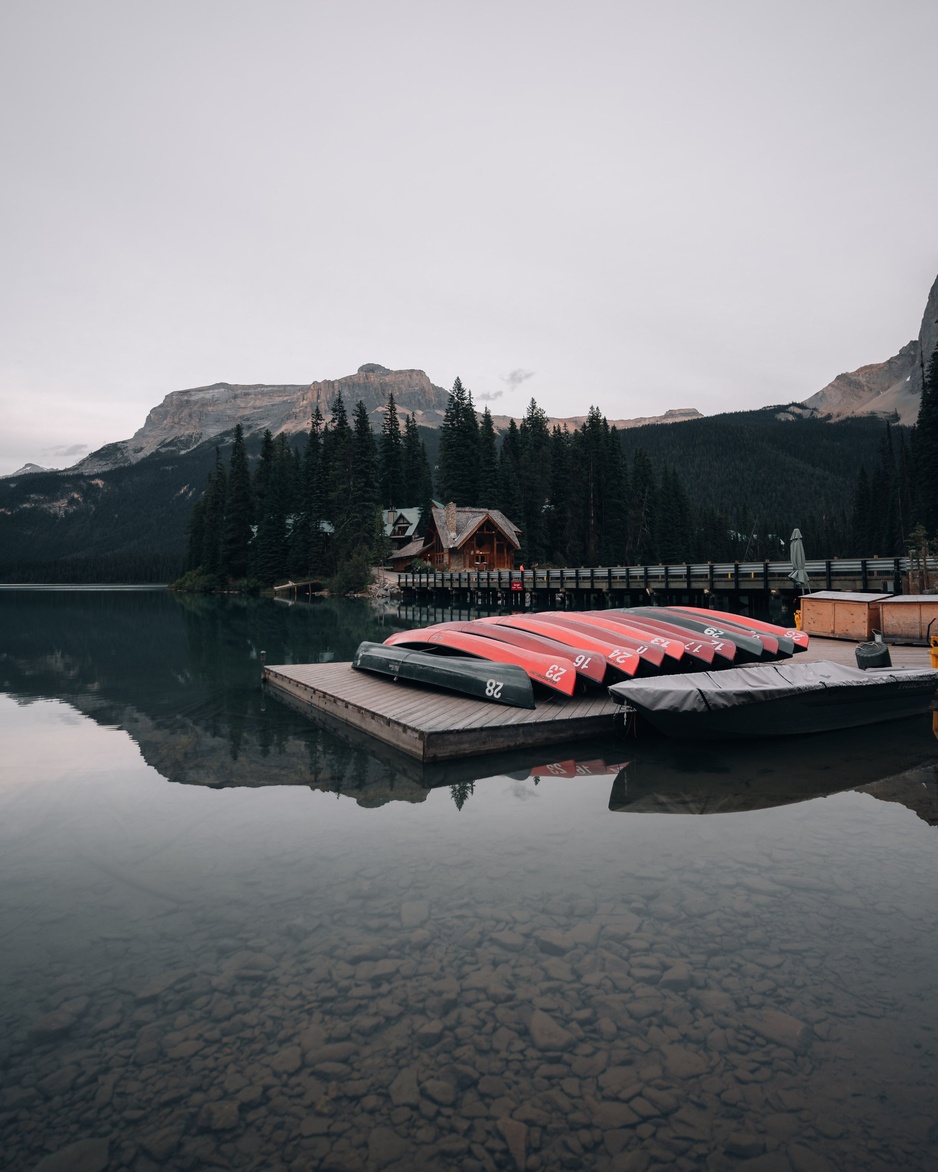 Emerald Lake Canoeing