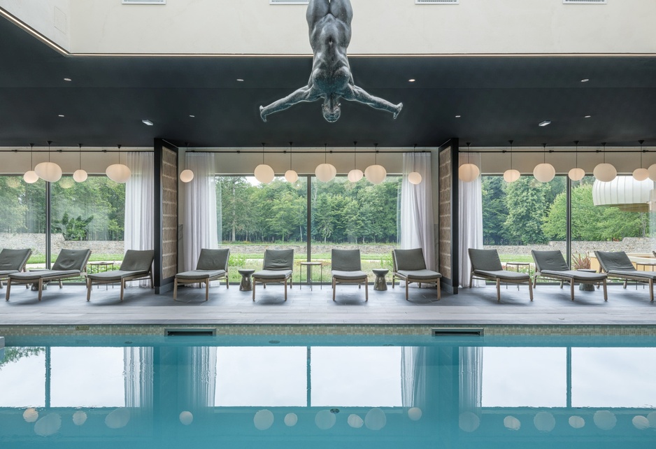 Domaine du Château des Pères - Indoor Swimming Pool
