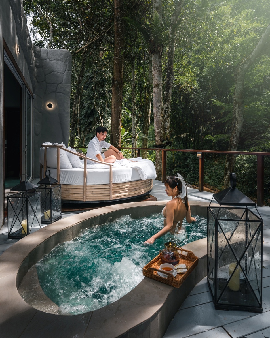 La Lanna - "Fly me to the moon" Villa Deck With a Jacuzzi