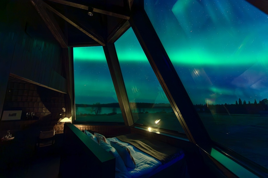 Nivunki Village Glass Hut Aurora