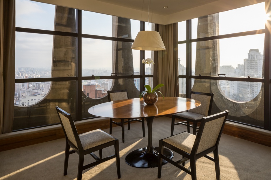 Tivoli Mofarrej São Paulo Hotel Executive Suite Garden View Corner Dining Room