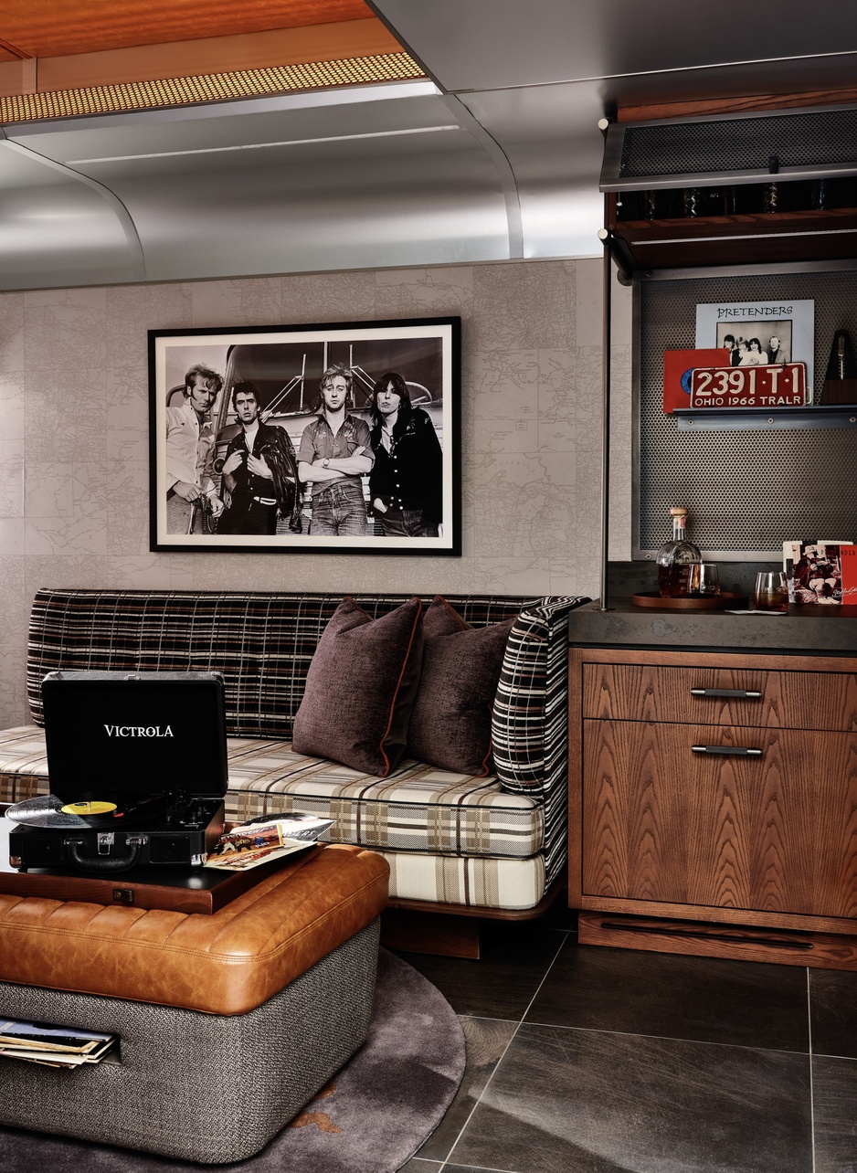 The Verb Hotel Vintage Trailer Kitchenette