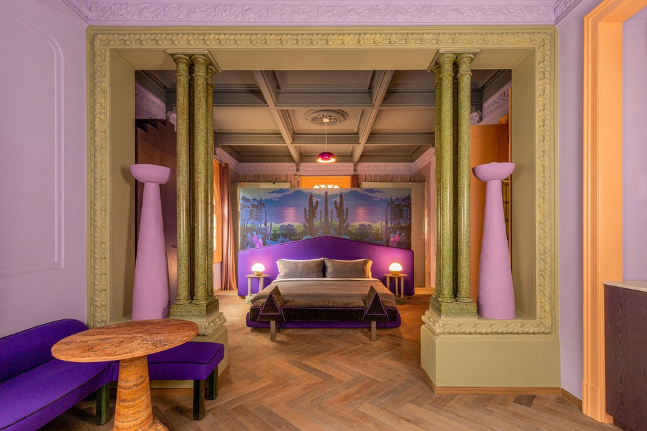Maison Lézard - Lilac Suite's Bedroom