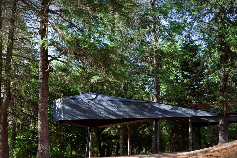 Tree house from the side