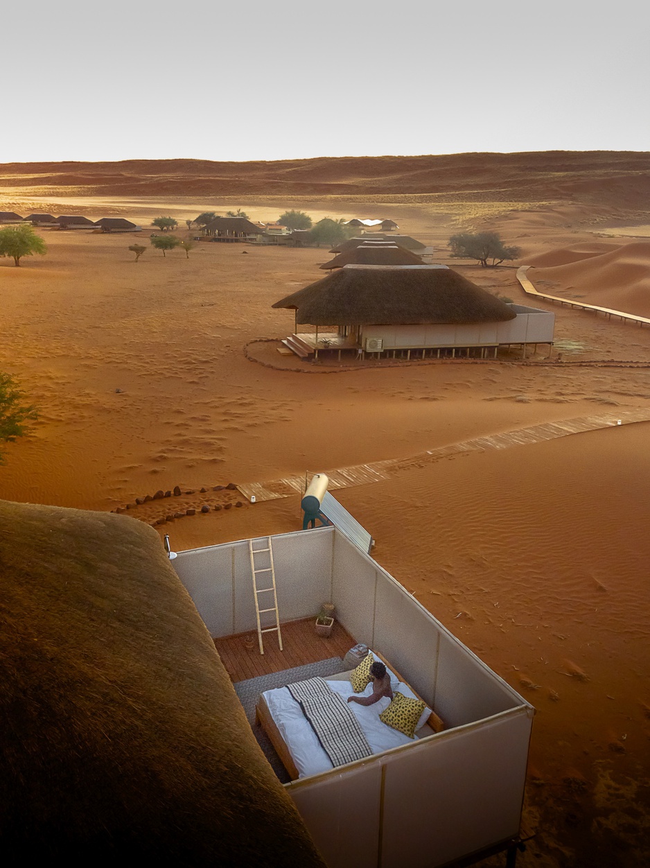 Kwessi Dunes Stargazing room aerial