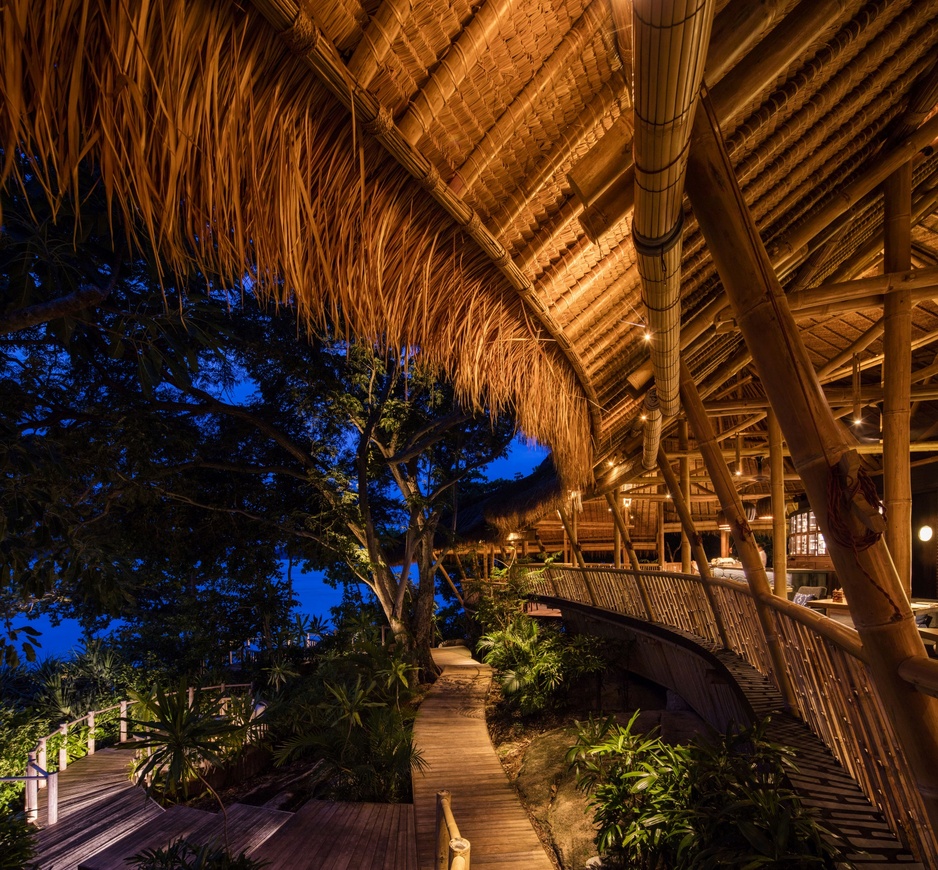 Cempedak Dining at Sunset