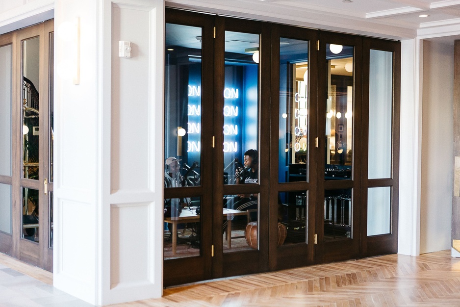 The LINE Hotel DC Full Service Radio Studio