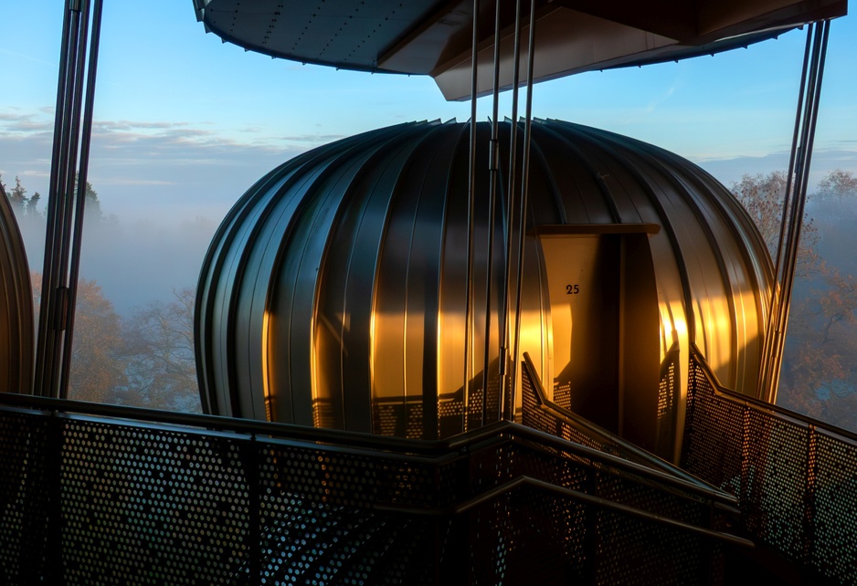 Hotel L'EssenCiel Retro-Futuristic Bubble Design