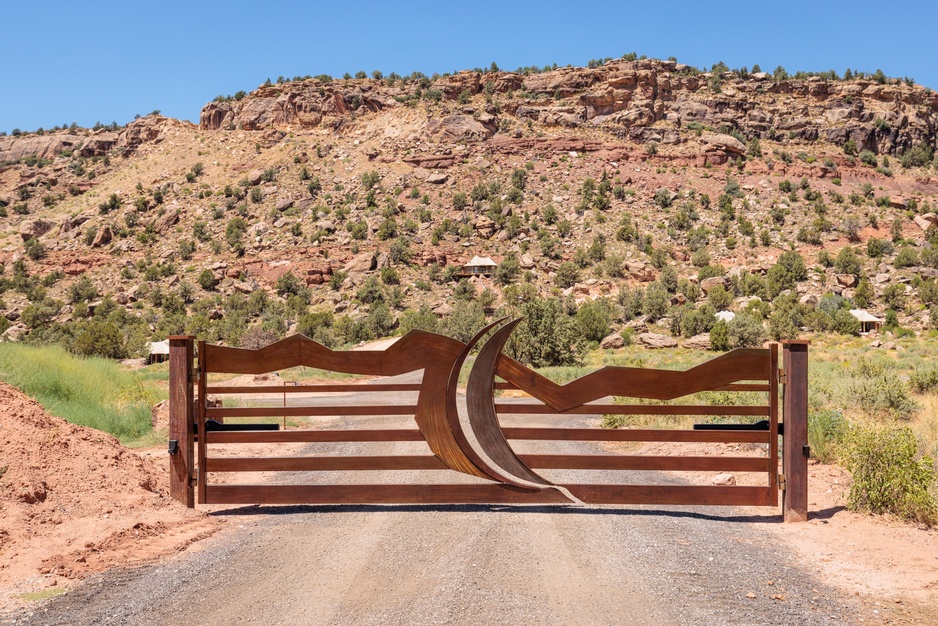 Open Sky Zion Resort Gate