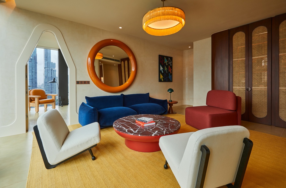 The Standard Bangkok Mahanakhon Hotel - Penthouse Living Room