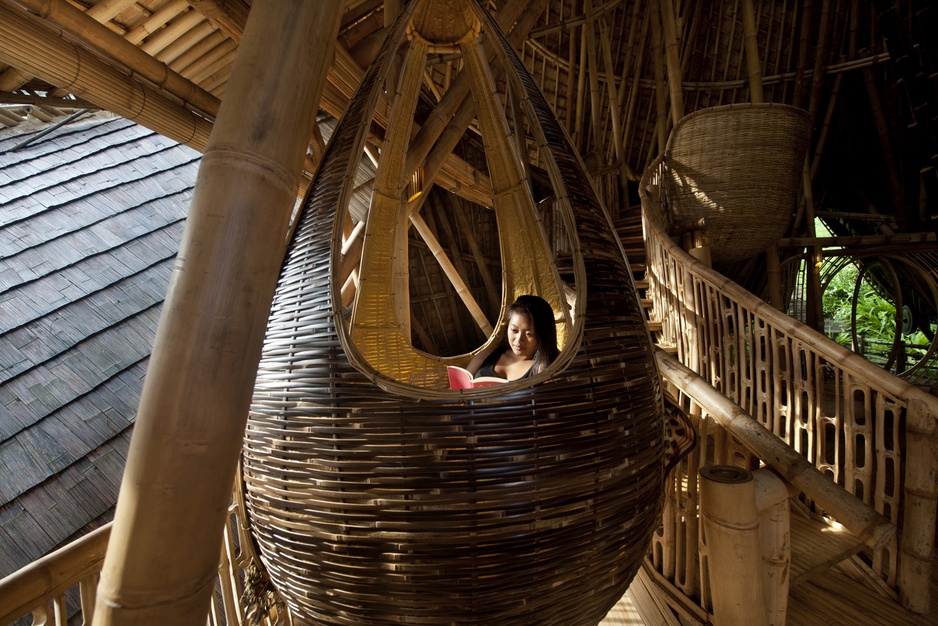 Balinese Bamboo Cocoon Chair