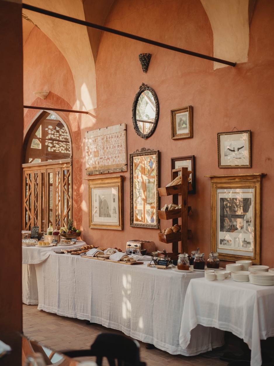 Al Moudira Hotel The Courtyard Breakfast