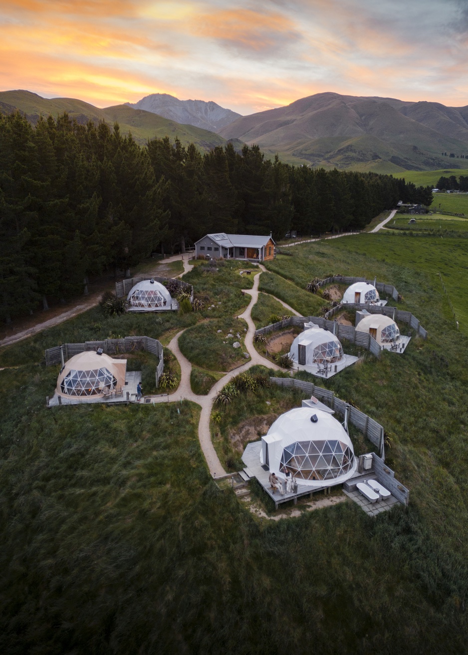 Valley Views Glamping Aerial