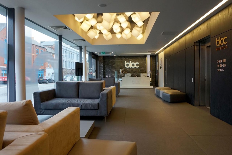 BLOC Hotel Birmingham Lobby