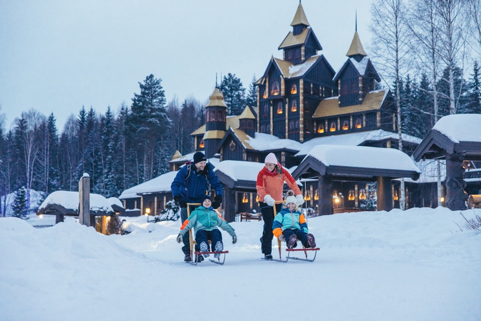 Hunderfossen Winter Park Sleighing
