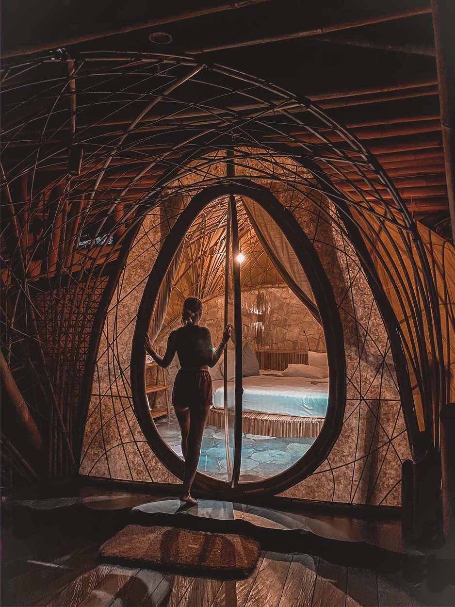 Aura House Bali Bamboo Door