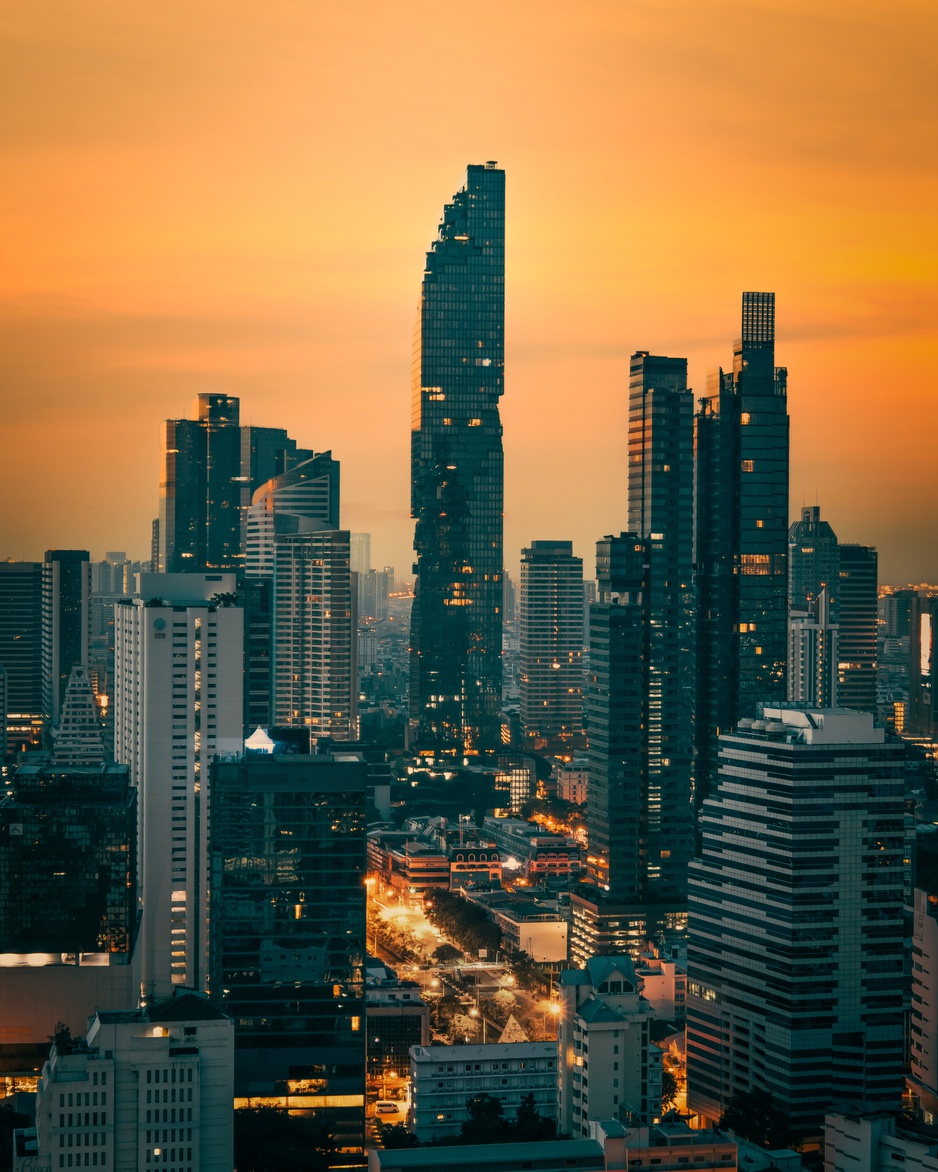 The King Power Mahanakhon Pixelated Skyscaper in Bangkok