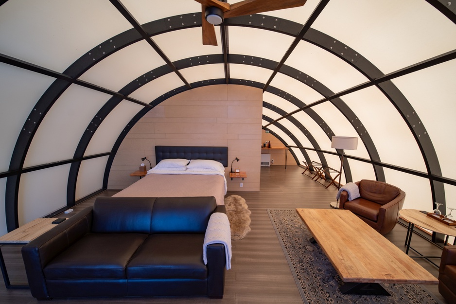 Treebones Resort Autonomous Tent Interior