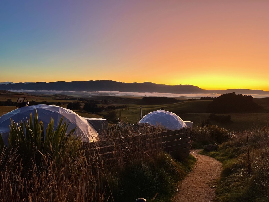Valley Views Glamping Domes Sunset