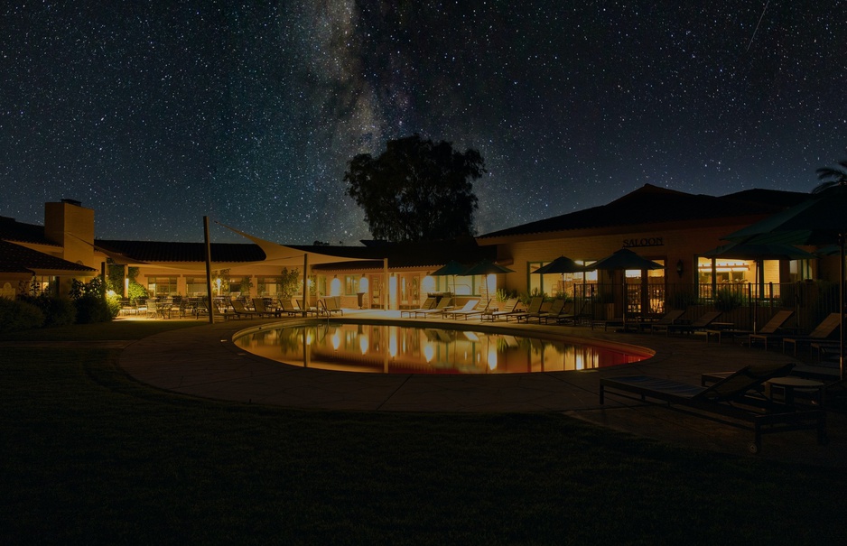 Rancho de los Caballeros Clear Starry Sky