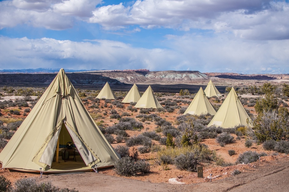 Moab Under Canvas tents