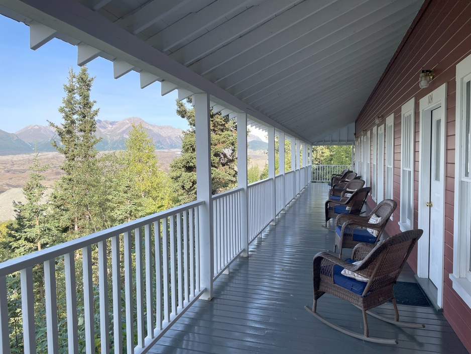 Kennicott Glacier Lodge Porch