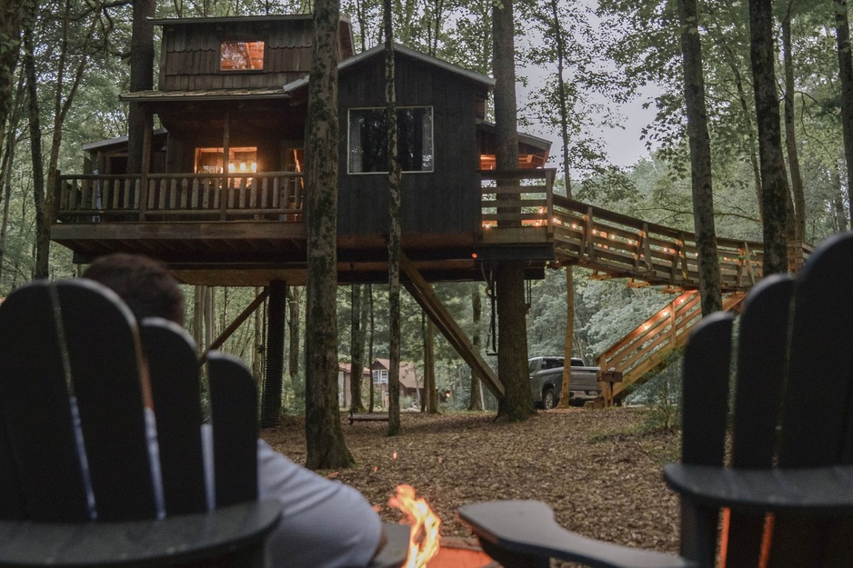 The Mohicans Tree House Resort - Moonlight Treehouse Exterior
